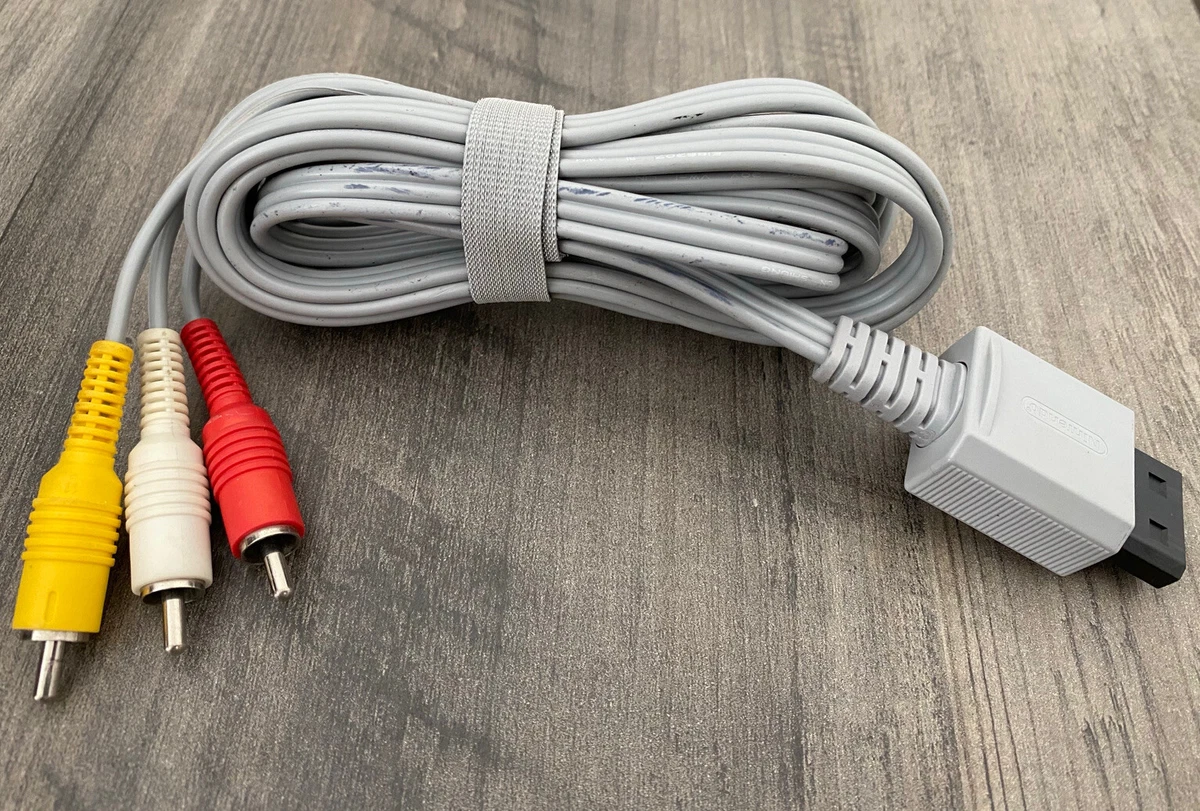 Wii av multi out cable outlet