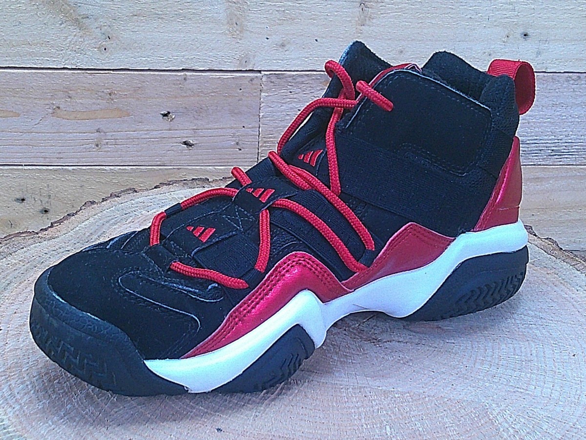 Adidas Mens 7 Top Ten 2000 KOBE BRYANT Black Red Basketball 