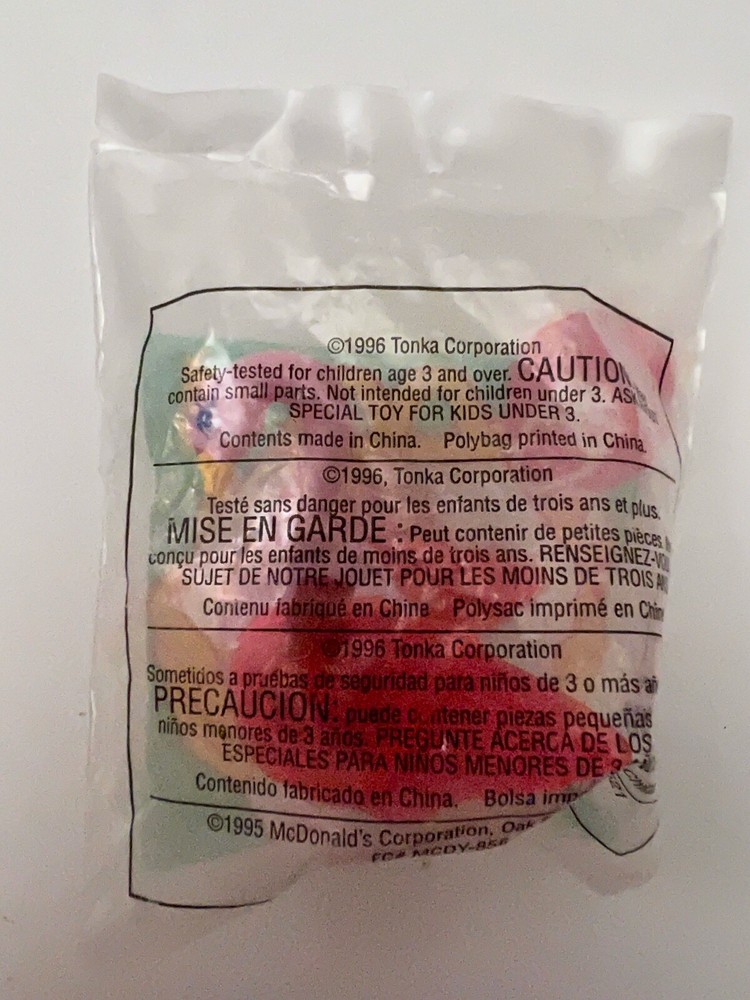 1995 McDonalds Happy Meal Toy Littlest Pet Shop Swan Figurine #1 NEW IN BAG