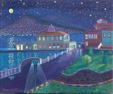 paintings on canvas original landscape oil framed