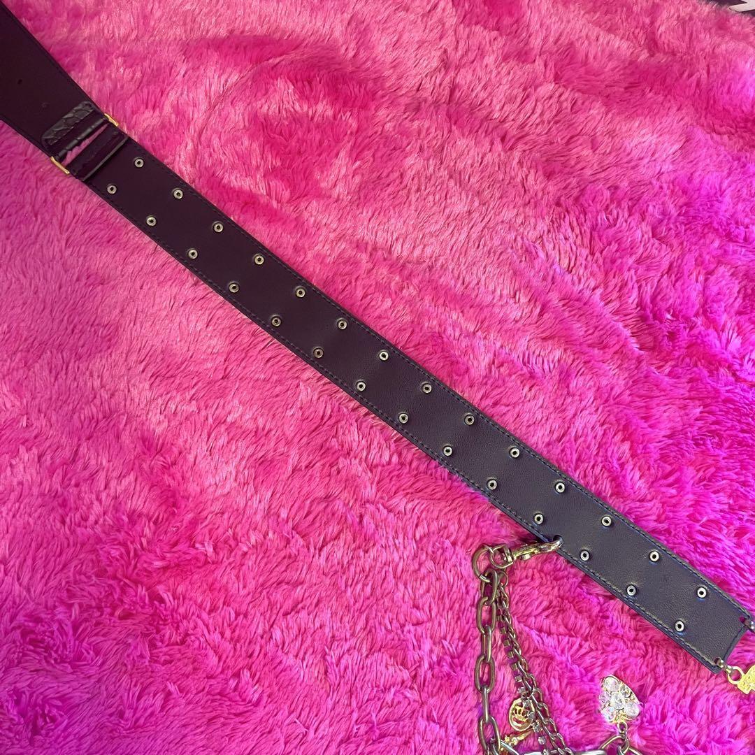 DIA d.i.a. Star Logo Belt Color Black 102cm Women's Fashion Gal