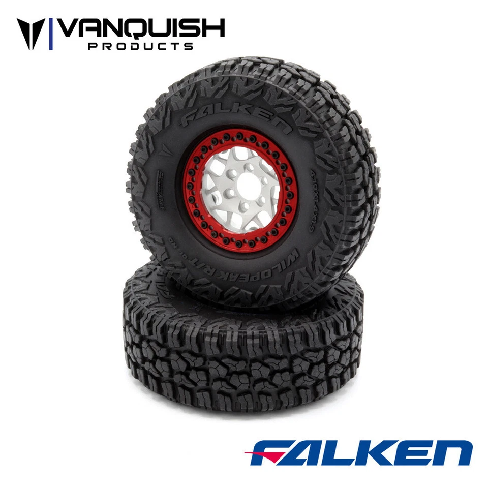 Vanquish VPS10104 Falken Wildpeak R/T 4.19 - 1.9 Tires (2) Red Compound - Image 3 of 3