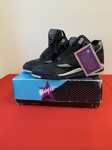 NEU 1980er Converse Magic Johnson Triple Double Sneaker Vintage schwarz Gr. 6,0 - Bild 4 von 4