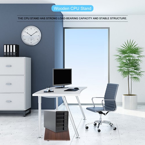 Mobile CPU Stand Computer Case Holder Household CPU Shelf with Casters and - 第 12/12 張圖片