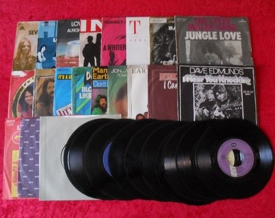 30 Singles 7'' Sammlung ROCK Hello Toto Bob Dylan Eagles u.a. Vinyl Schallplatten