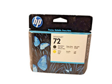 Image of HP 72 Matte Black & Yellow Printhead (C9384A)