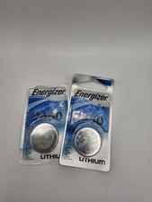 Lot Of 2 Energizer CR2450 ECR 2450 3v LITHIUM Coin Cell Battery Exp. 2022