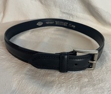 Dickies Big Boys Bonded Leather Belt Black M 26-28 1 Wide Gunmetal Buckle