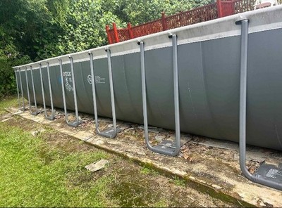 Ultra XTR Rectangular Frame Pool - Grey 975x488x132