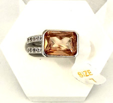 New Bomb Party Rbp 8436 Flourish With Me Pink Topaz Rhodium Ring Size 7 New Bomb Party Rbp 8436 Flourish With Me Pink Topaz Rhodium Ring Size 7