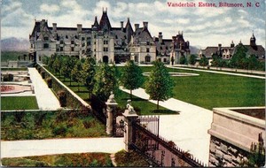 Postcard North Carolina Biltmore Vanderbilt Estate