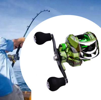 L/R Hand Fishing Baitcasting Reel 18+1BB 7.2:1 Gear Ratio Salt/Freshwater