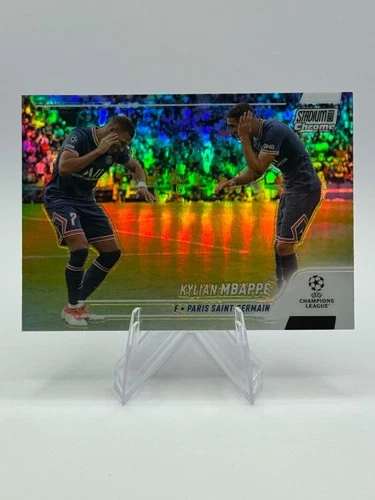 Kylian Mbapp 2021 Topps Kylian Mbapp #75 Refractor