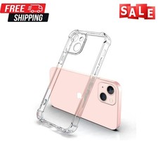 Case For iPhone 16 15 14 Pro Max Plus 13 11 12 7 8 Clear Cover Shockproof Phone