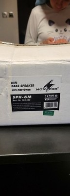 Monacor SPH 6M Polypropylen - Tieftöner (UVP: 70,95 )