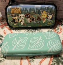 Nintendo Switch Animal Crossing Horizons  Aloha Edition Carrying Case ONLY Leaf