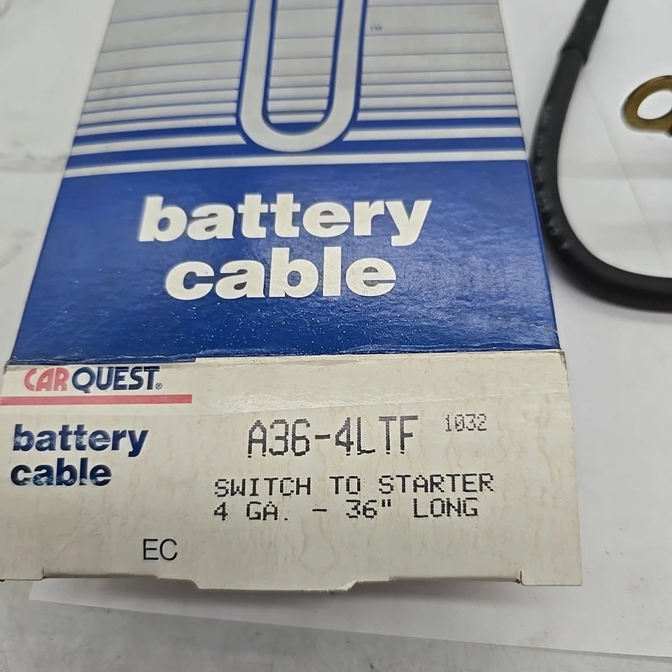 A364LTF Battery Cable For Buick Park Avenue 1999-2005 Switch to starter 4GA 36" - Image 2 of 4