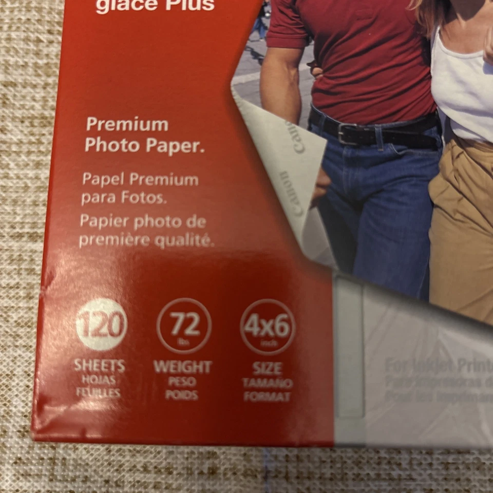 Canon Photo Paper Plus Glossy 4x6" 90 Sheets Gloss USA Made - Image 2 of 4