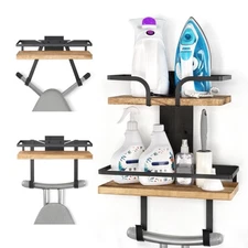 Vinaemo Ironing Board Hanger Wall Mount, 2-Layer Iron And Ironing Boar