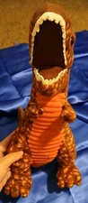 T-rex Dinosaur 13” Plush Orange And Brown Tyrannosaurus Rex Hug Fun