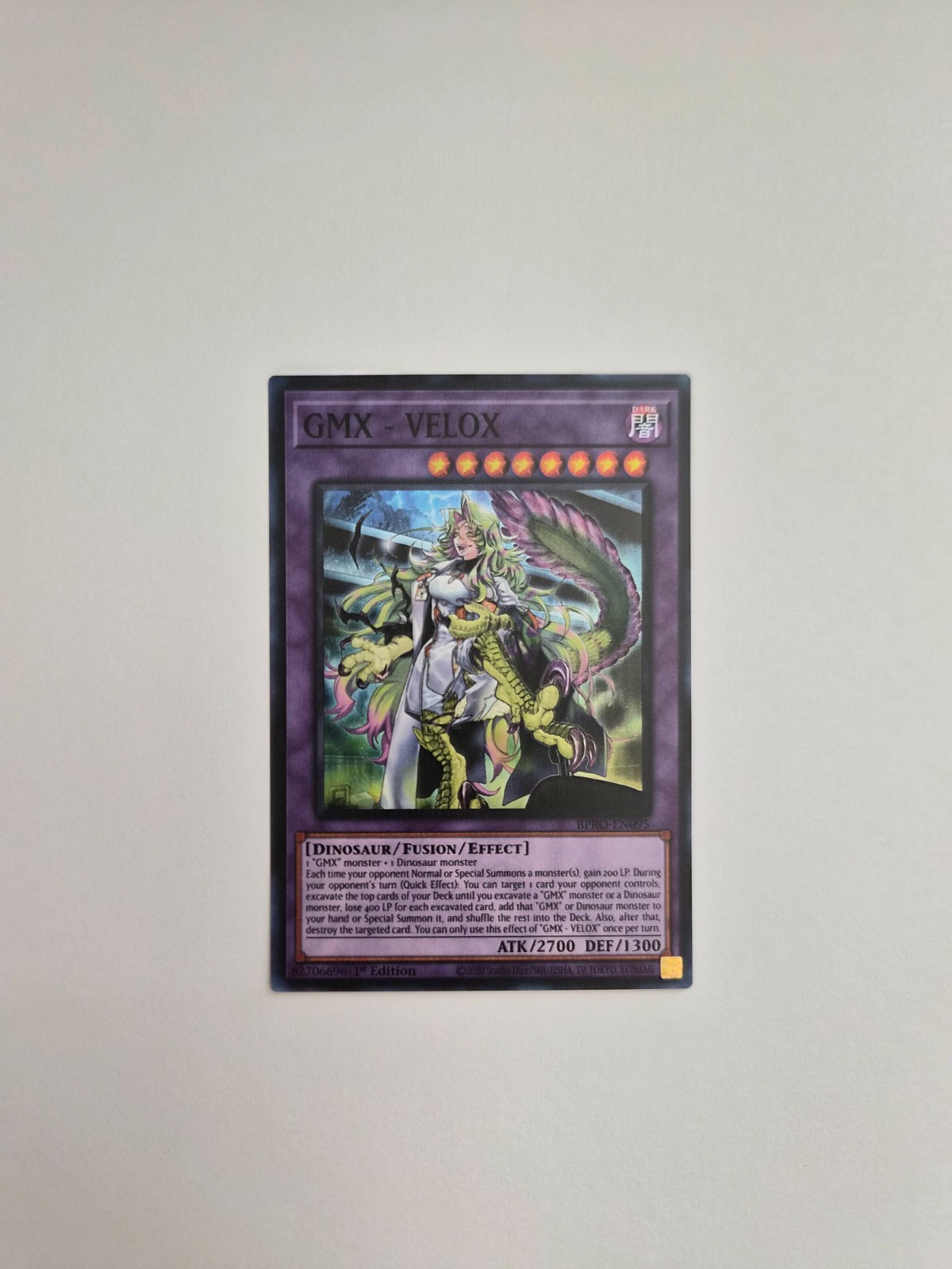 Yugioh Burst Protocol - GMX - VELOX - Super Rare - BPRO-EN095