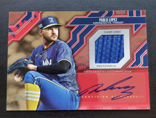 2025 Topps Pablo Lopez City Connect Auto Relic Gold 7/50 #CCAR-PL Twins