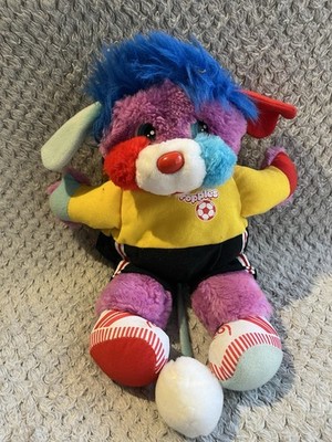 12'' BIG KICK Fußball Fußball * POPPLES Stofftier MATTEL VINTAGE 1986