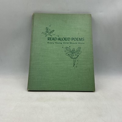 Vintage Read-Aloud Poems Every Young Child Should Know Barrows HC Green 1959 USA