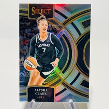 ALYSHA CLARK 2024 Panini Select WNBA Premier Level SILVER PRIZM #102 Aces