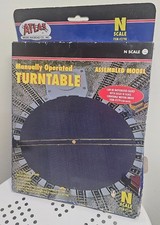 ATLAS TRAINS MANUALLY OPERATED TURNTABLE 'N' SCALE ATL2790- CG S60
