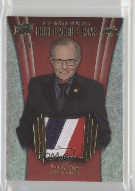 2015-16 Upper Deck Contours High Profile Fans Patch 25/65 Larry King #HPJ-LK