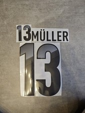 Thomas Müller Flock Set Matchworn Size für DFB Deutschland Heim Trikot EM 2012