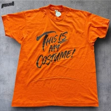 This IS My Costume T-shirt Vtg 1989 - Halloween XL 50/50
