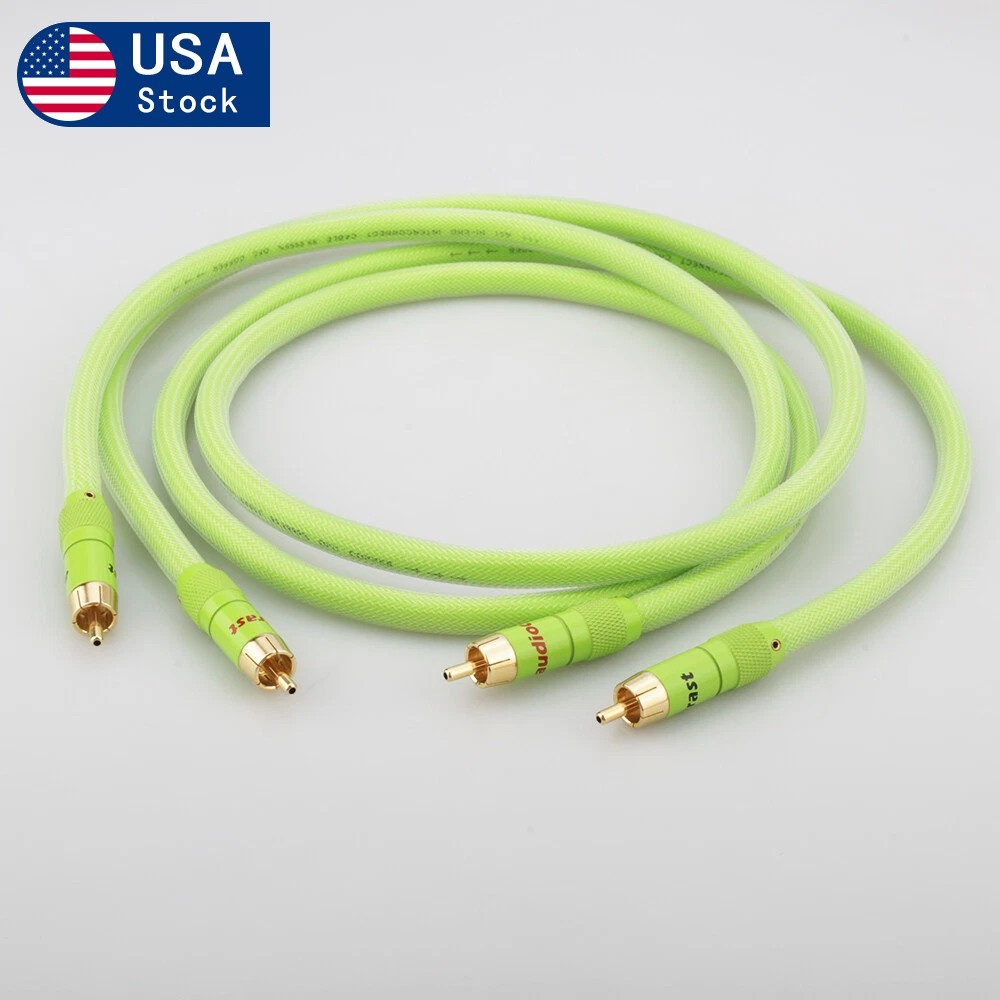 Dual RCA Male to Male 5N OFC Core Signal Cable Audio Cable for Amplifier,CD,DVD