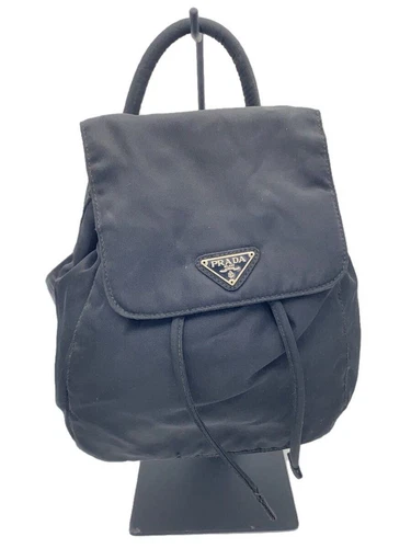 Sac à dos PRADA sac à dos nylon noir solide occasion