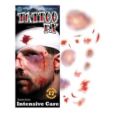 Intensive Care Gorywood Temporary Tattoos Costume Accessory