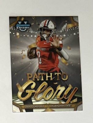 Ollie Gordon 2024 Bowman Chrome U Path to Glory #PG-15 Oklahoma State RC