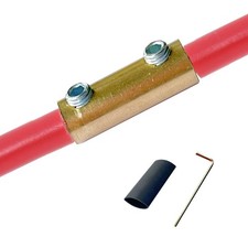 10Pcs 10 AWG Gauge Wire Connector Nut Kit, 60 Amp Splicing Round-60A, red