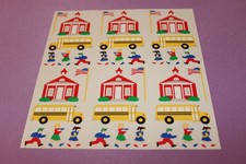 Mrs. Grossman's Uncut Sheet of RARE Vintage 1996 School Stickers 