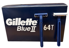 Gillette Blue 2 II Einwegrasierer / Nassrasierer mit Doppelklinge 64er-Pack