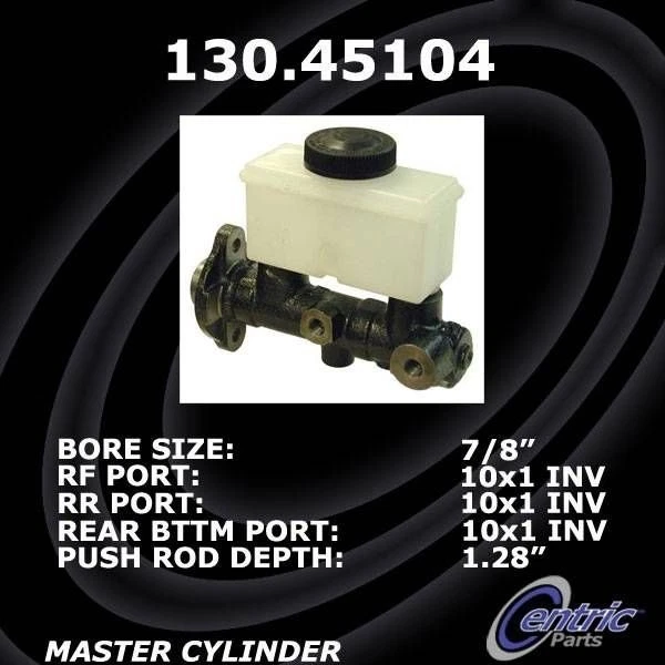 For Mazda RX-7 1984-1985 Centric 130.45104 Premium Brake Master Cylinder — 第 2/2 张图片