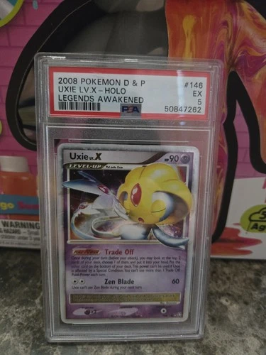 2008 Pokemon DP Legends Awakened Uxie Lv.X Holo #146 PSA 5 EX LOW POP