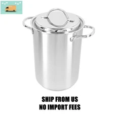 Demeyere Resto4.8 qt Asparagus/Pasta Cooker Set, 18/10 Stainless Steel