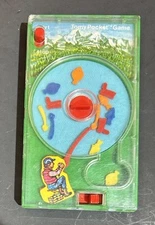 Vintage Tomy Pocket Game GONE FISHIN' 1970's Handheld Fishing Game Tested 