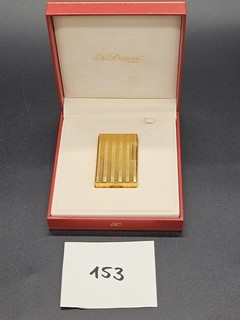 S.T. Dupont Paris Luxus Feuerzeug – vergoldet mit Box