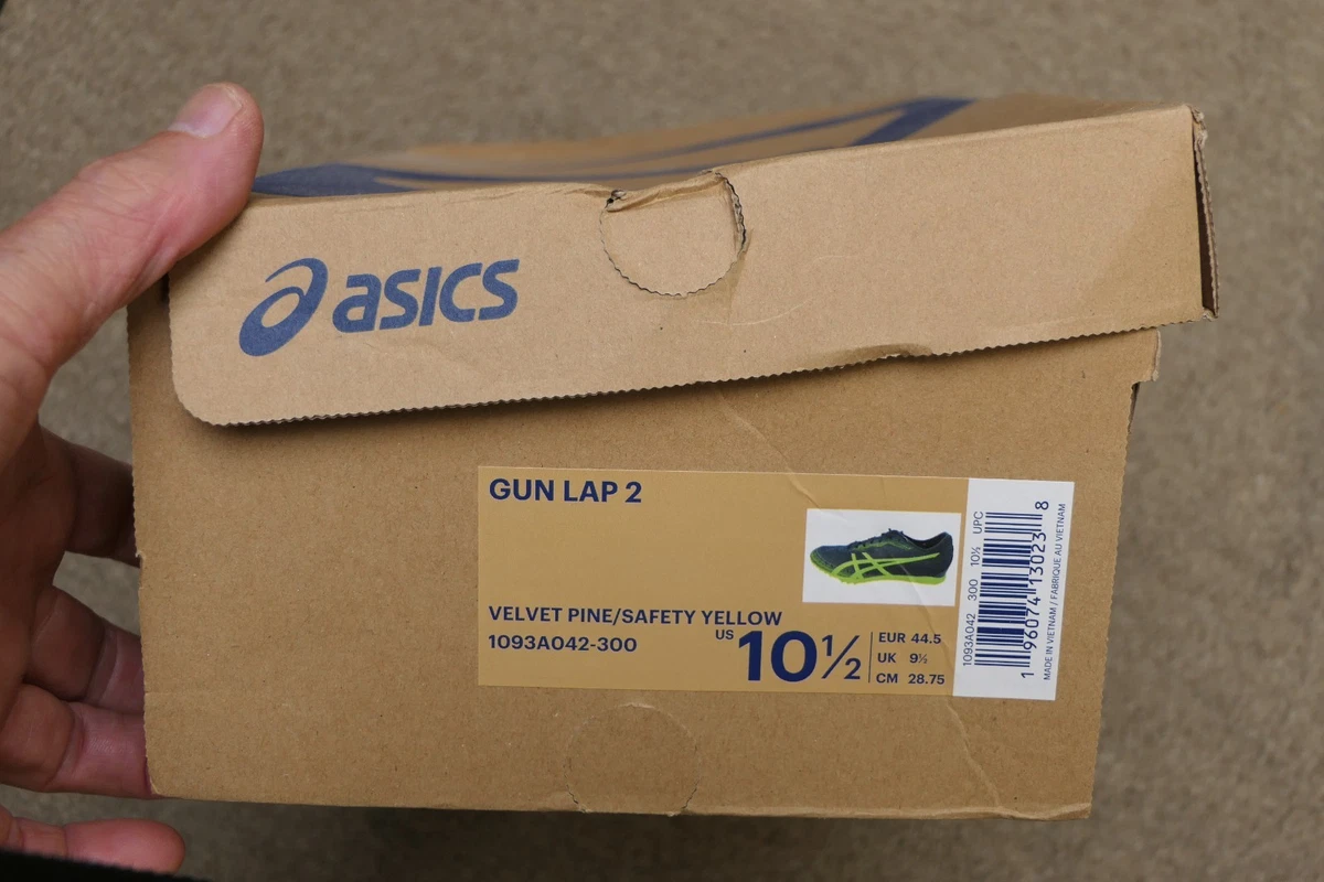 ASICS Gun Lap 2 Velvet Pine Safety Yellow for Sale 