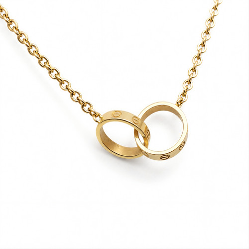 Cartier Baby Love Pendant Necklace 18K Yellow Gold