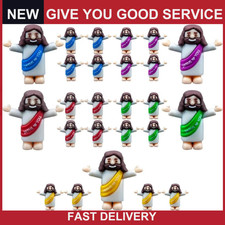 25 Little Jesus Figures Original Design Jesus Love You Mini Rubber Jesus Toy