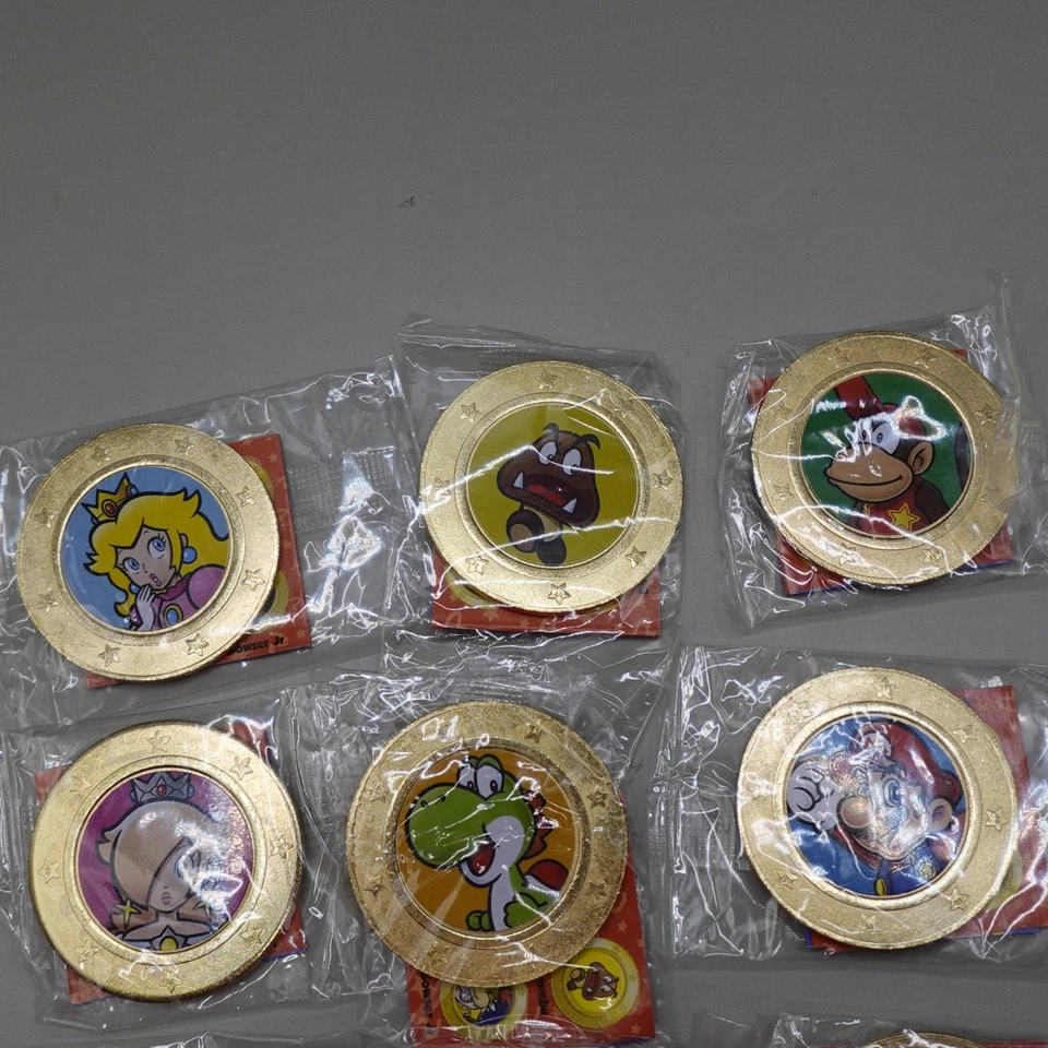 Lote de 9 monedas de oro Frankford Super Mario Wonder Ball nuevas selladas SIN DUPLICADOS Foto 2 de 4