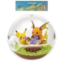 RE-MENT Pokemon Terrarium Collection 14 Poke Ball Mini Figure Pikachu & Raichu